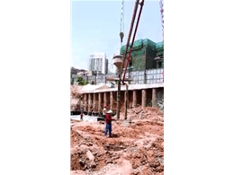 达州蓝润置地广场项目B地块桩基础工程4